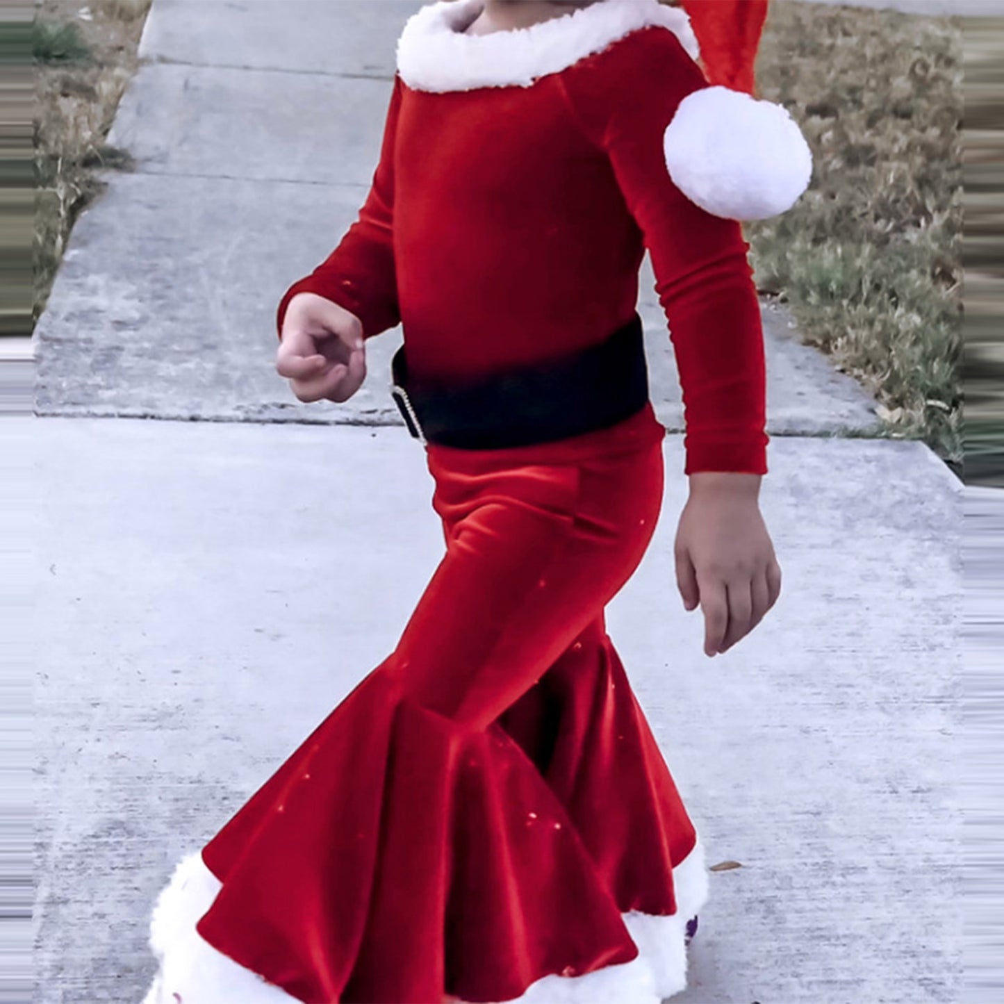 Warm And Festive Christmas Outfit For Children