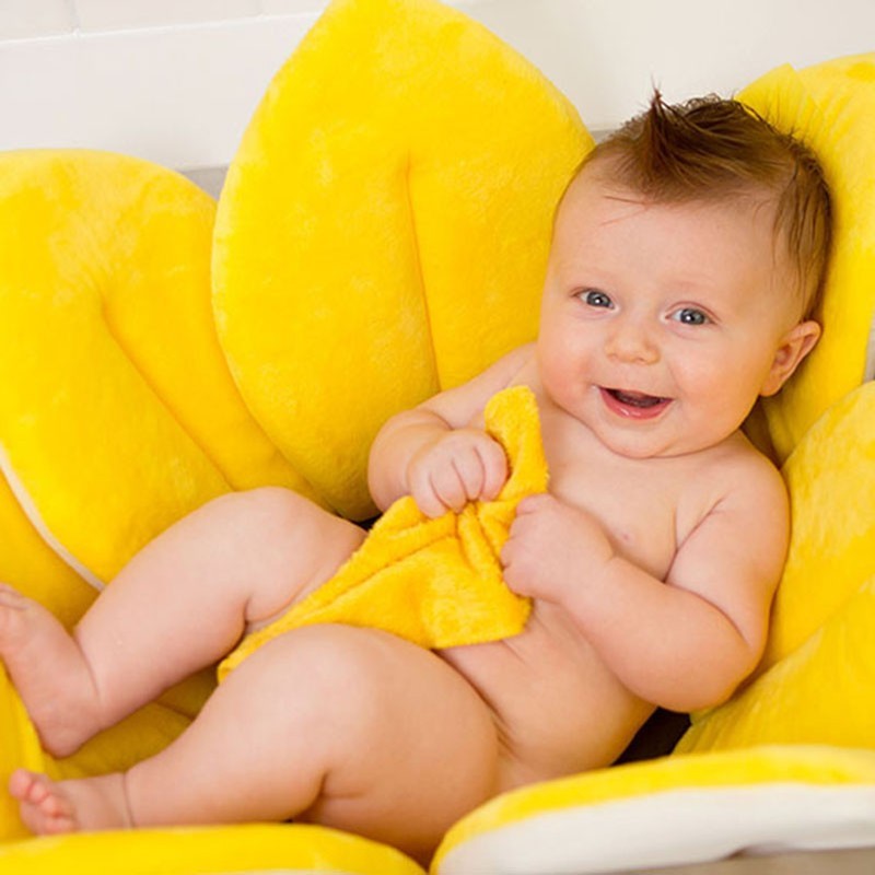 Colorful Sunflower Bath Mat For Baby’s Bathing Comfort