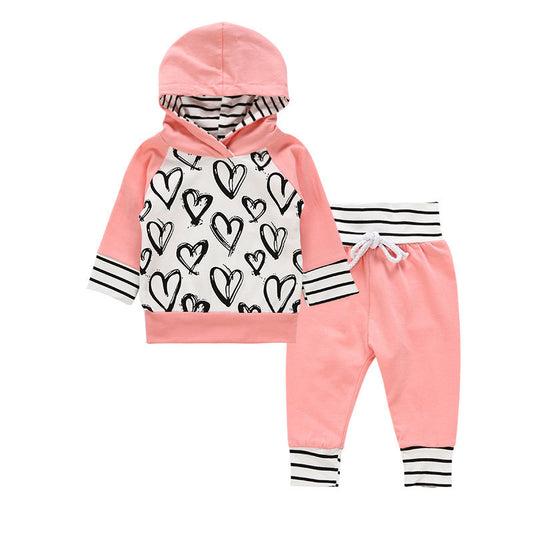 Warm And Soft Baby Girl Sweater Hoodie Outfit