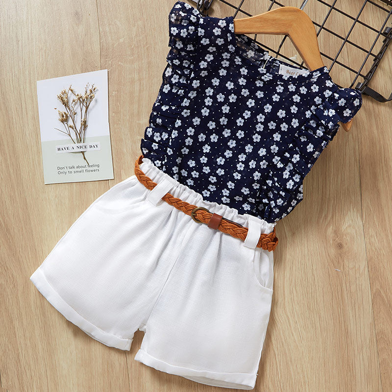 Comfortable And Adorable Baby Girls T-Shirt And Pants