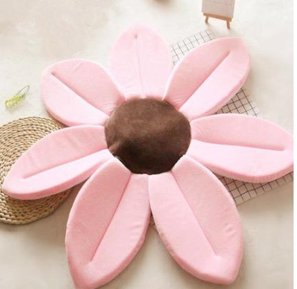 Colorful Sunflower Bath Mat For Baby’s Bathing Comfort
