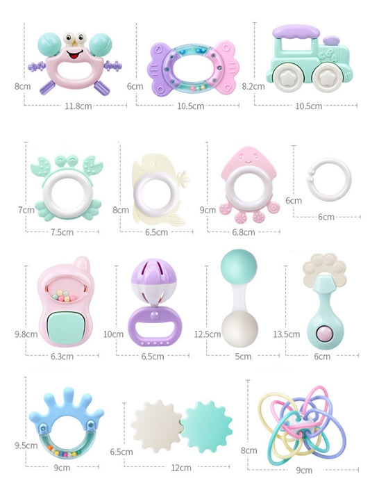 Interactive Baby Handbell Toy For Tiny Hands