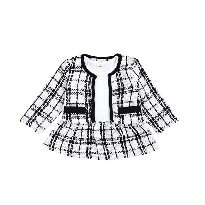 Warm And Cute Two-Piece Dress Set For Children