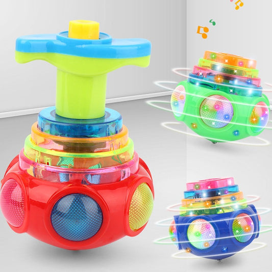 Magical Glowing Stall Toy Lights and Spins for Happy Kids