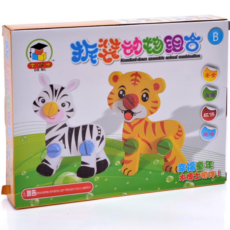 Montessori Inspired Assembling Building Blocks Set