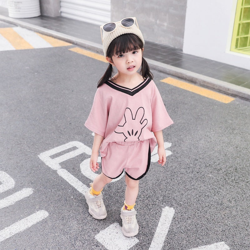Soft And Breathable Baby Girl Clothing Two-Piece Set