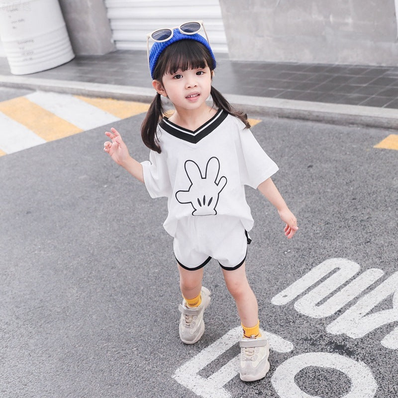 Soft And Breathable Baby Girl Clothing Two-Piece Set