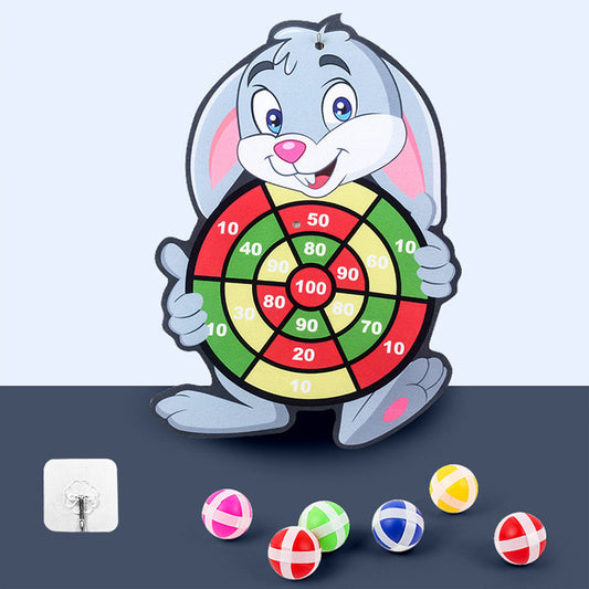 Cute Animal Dartboard with Sticky Balls for Giggly Target Play