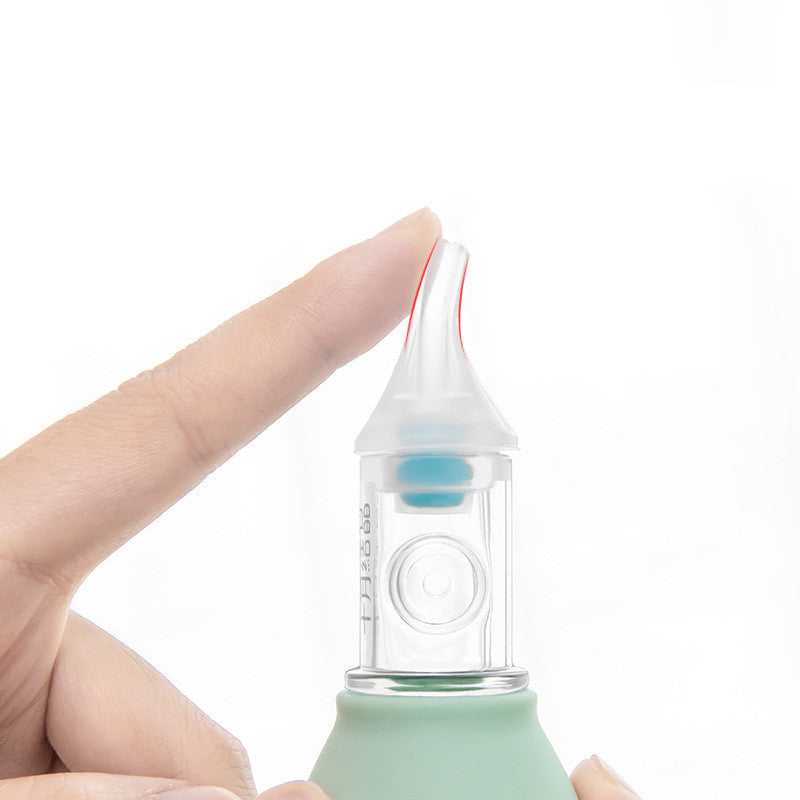 Infant Silicone Nasal Aspirator Pump Cold Nasal Mucus Cleaner