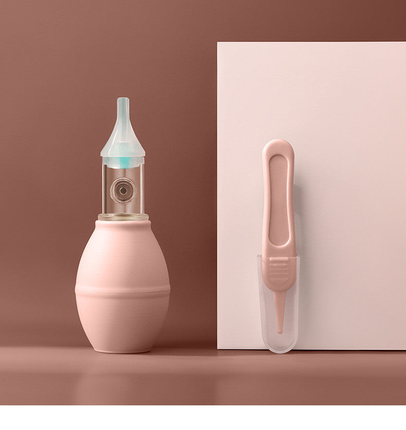 Infant Silicone Nasal Aspirator Pump Cold Nasal Mucus Cleaner