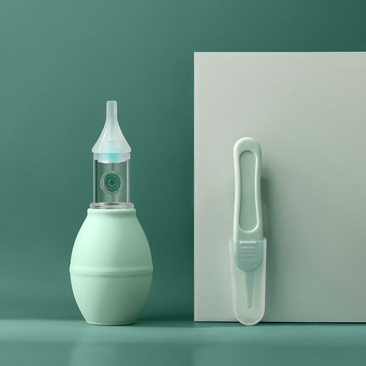 Infant Silicone Nasal Aspirator Pump Cold Nasal Mucus Cleaner