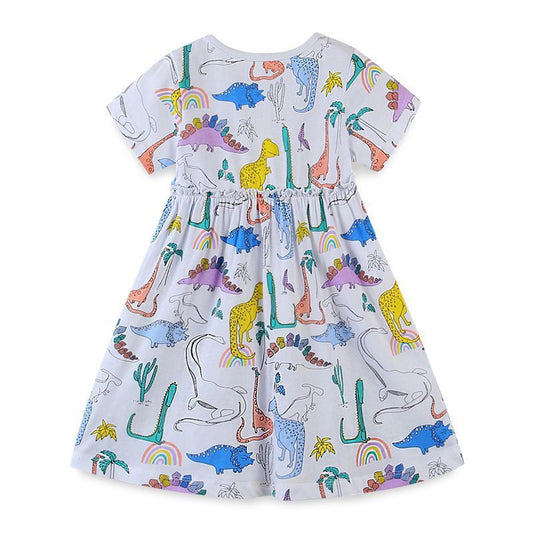 Soft Breathable Summer Dress For Girls’ Daily Wear