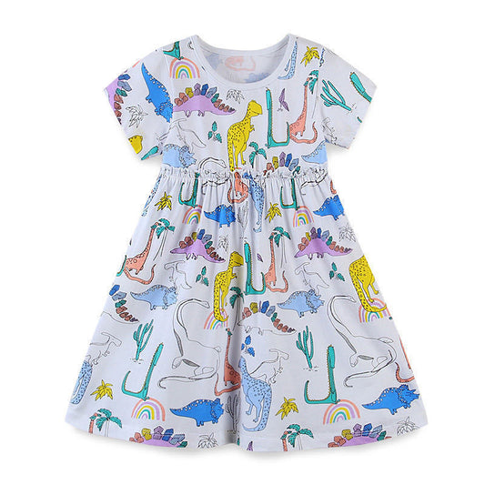 Soft Breathable Summer Dress For Girls’ Daily Wear