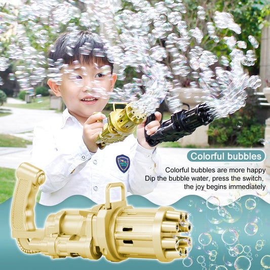 Kids Bath Toy Machine Gun And Bubble Fun