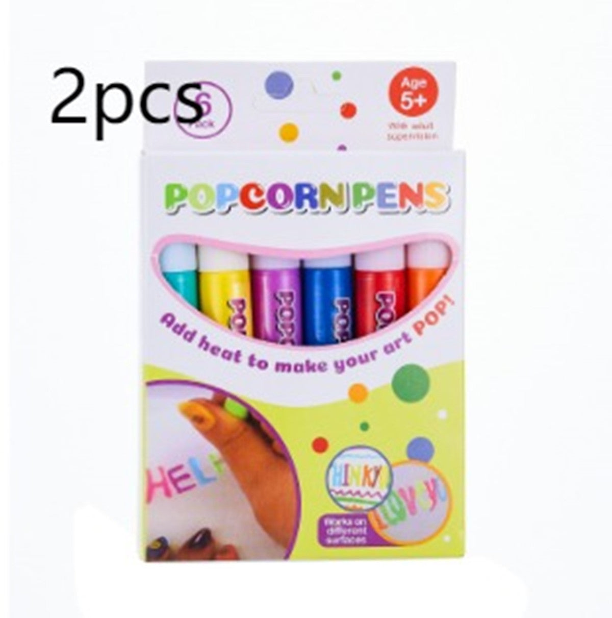 Fun Popcorn Bubble Pen for Playful Kids’ Drawings