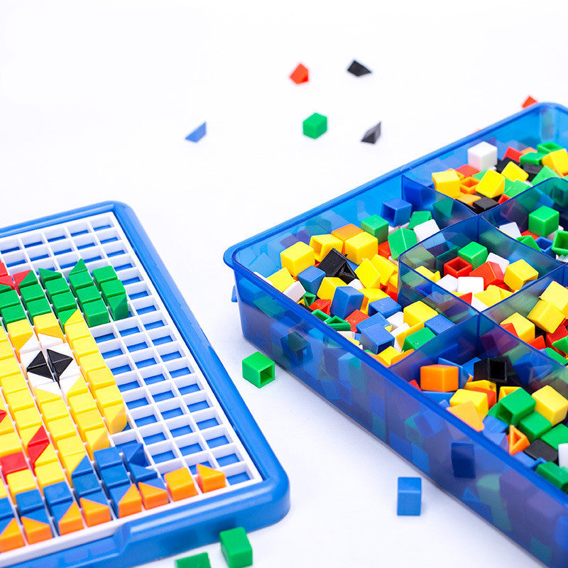 Colorful Puzzle Building Blocks Toy For Creative Kids