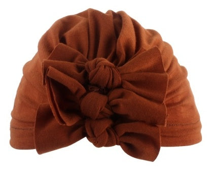 Stylish Baby Hat With Pleated Bowknot For Baby Girls