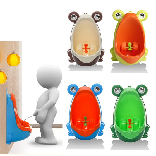 Cute Frog Portable Urinal Encourages Toddlers To Aim and Succeed