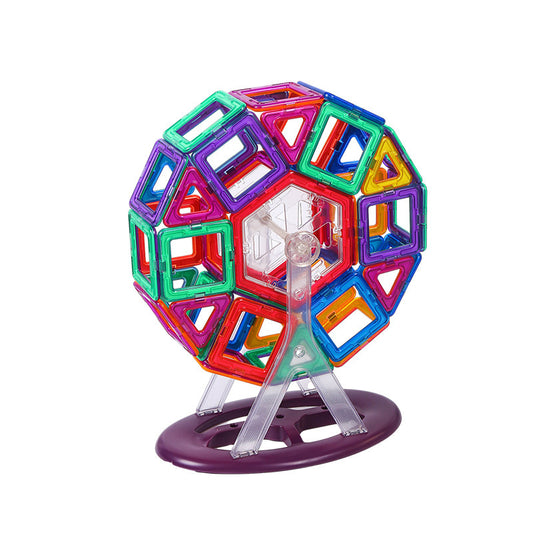 Magnetic Construction Blocks For Creative Play