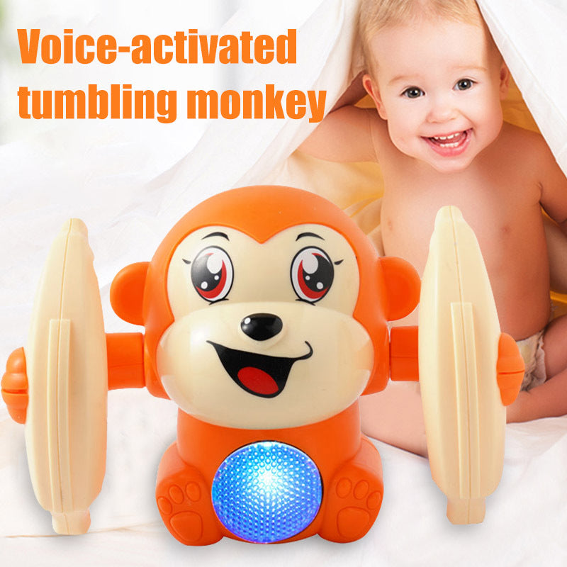 Colorful Tumbling Monkey Toy With Sounds And Lights