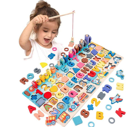 Wooden Montessori Educational Toy For Toddler Development