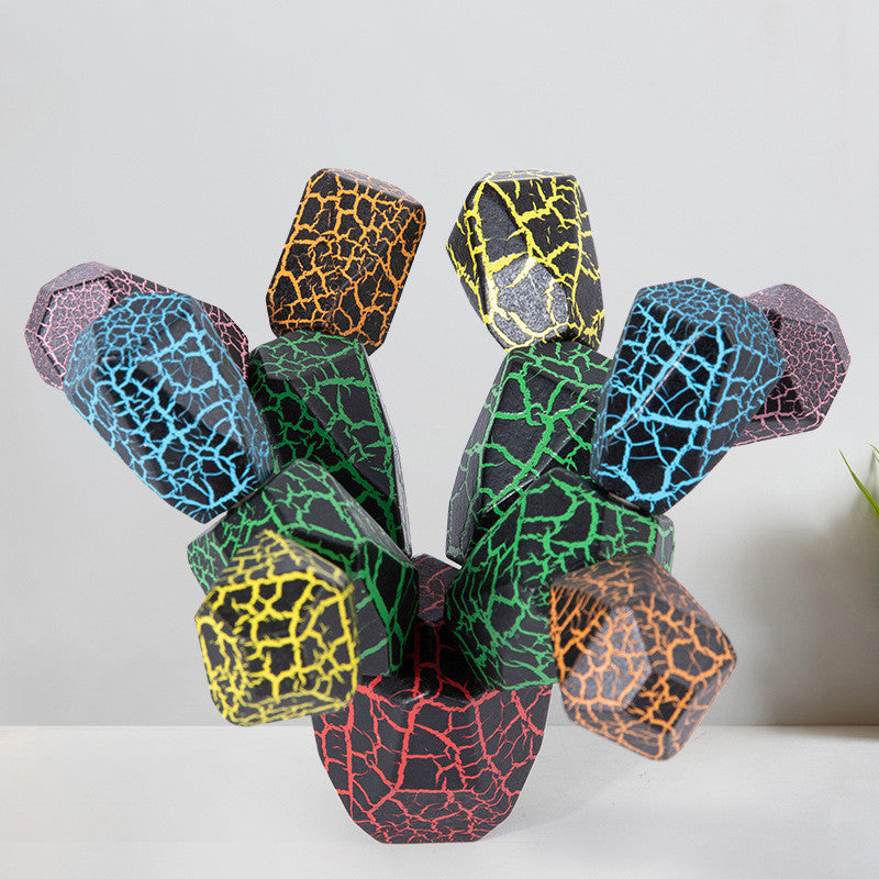 Montessori Baby Learning Toy Rainbow Cactus