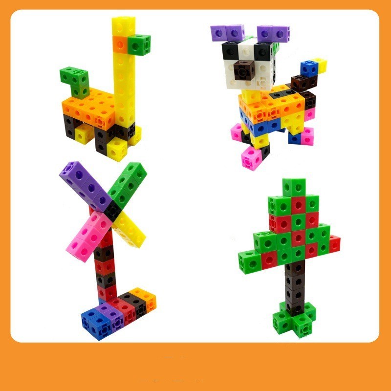 Puzzle Magic Cube Blocks With Fun Learning Cards