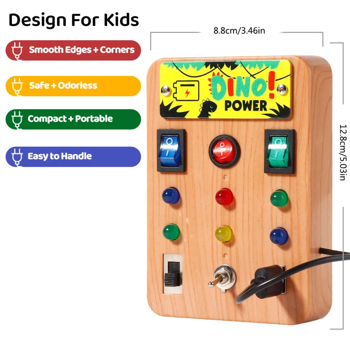 Bright Beginnings Come with Montessori LED Lamp Holder Educational Toy