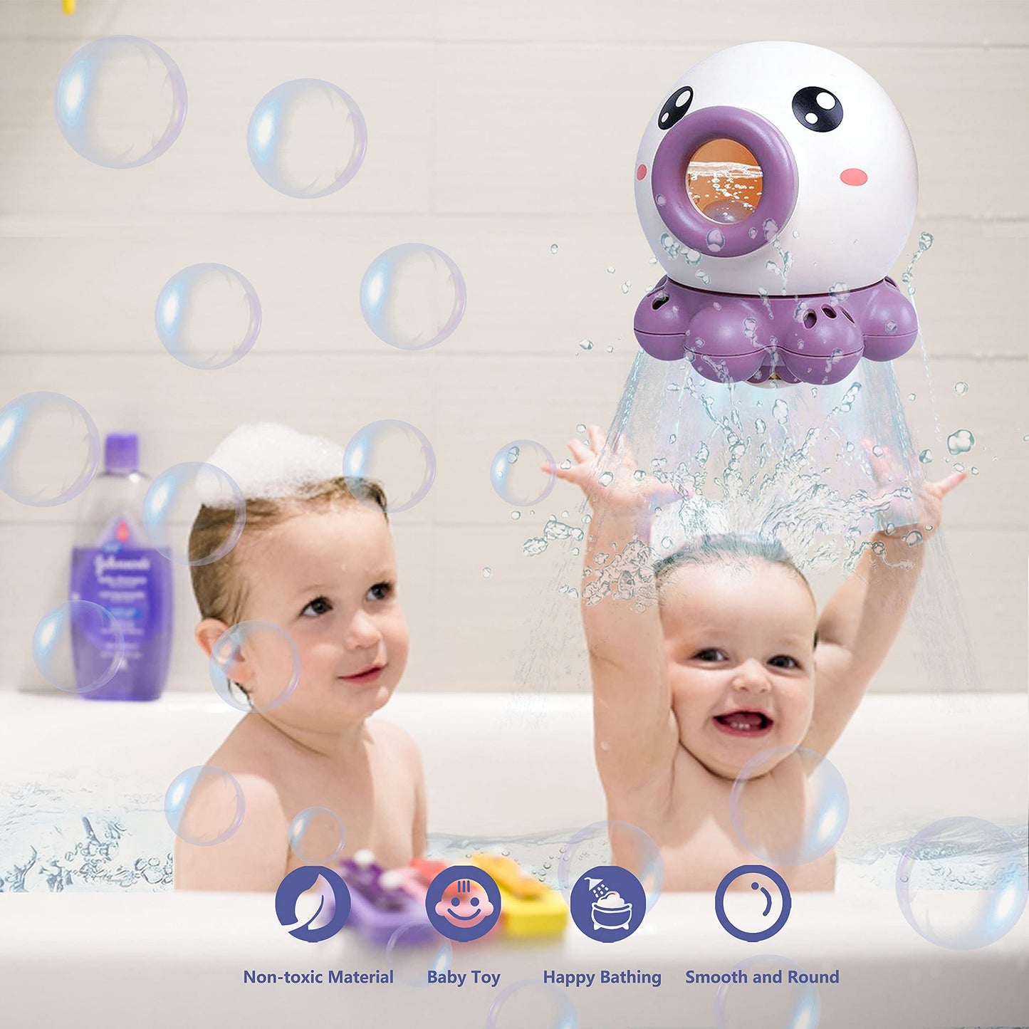 Colorful Octopus Water Fountain Toy For Kids
