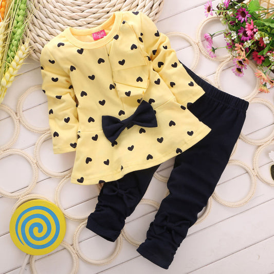 Comfortable Love Bow Set For Everyday Wear