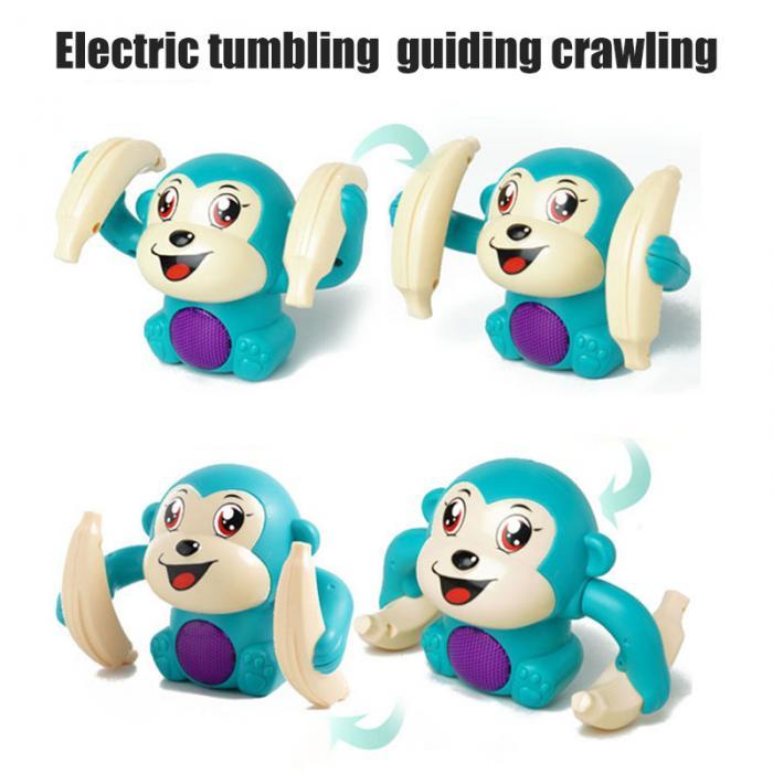 Colorful Tumbling Monkey Toy With Sounds And Lights