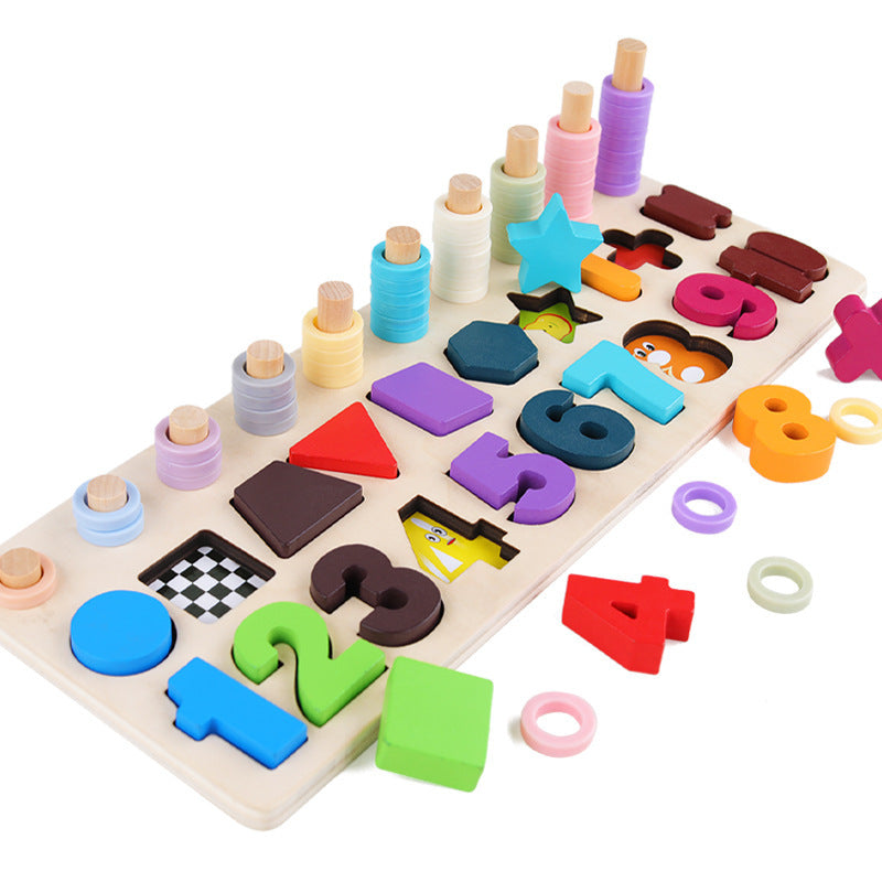 Number And Shape Fishing Blocks Educational Game For Kids