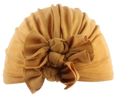 Stylish Baby Hat With Pleated Bowknot For Baby Girls