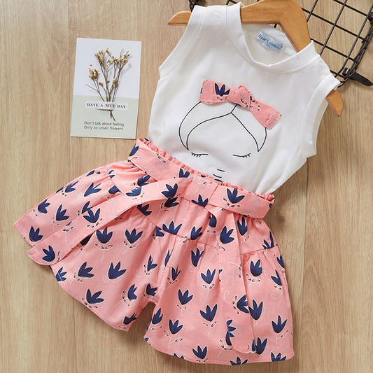 Comfortable And Adorable Baby Girls T-Shirt And Pants