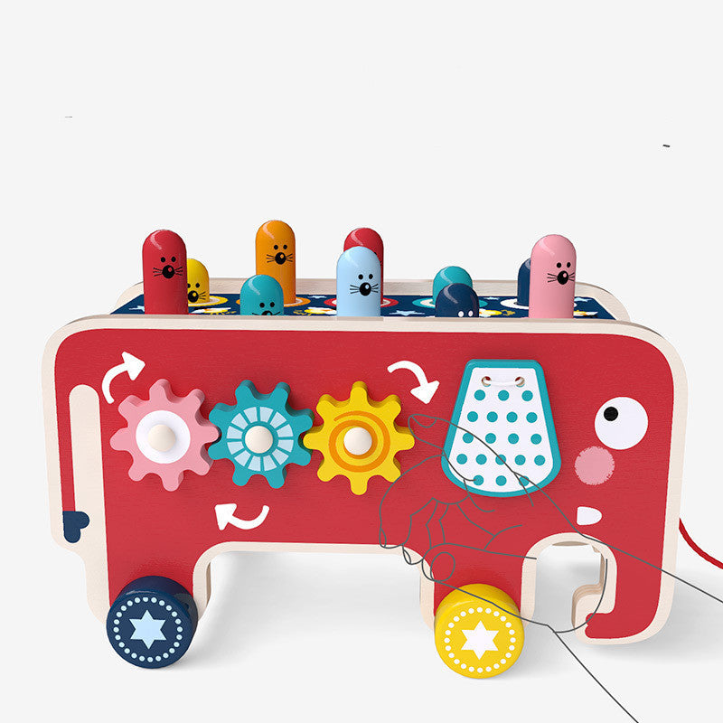 Educational Wooden Pounding Bench Toy