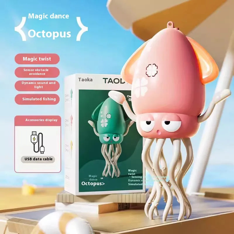 Dancing Octopus Toy with Lights, Music, and Smart Obstacle Avoidance