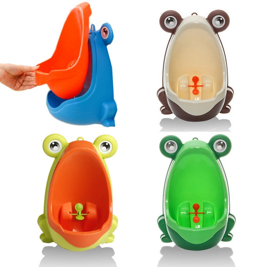 Cute Frog Portable Urinal Encourages Toddlers To Aim and Succeed