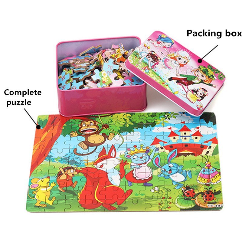 Early Learning Wooden Puzzle Educational Set