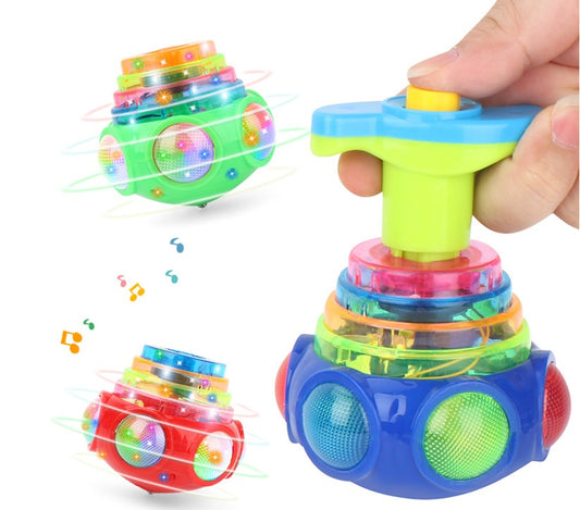Magical Glowing Stall Toy Lights and Spins for Happy Kids