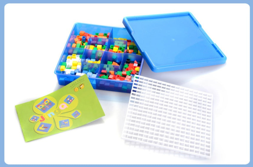 Colorful Puzzle Building Blocks Toy For Creative Kids