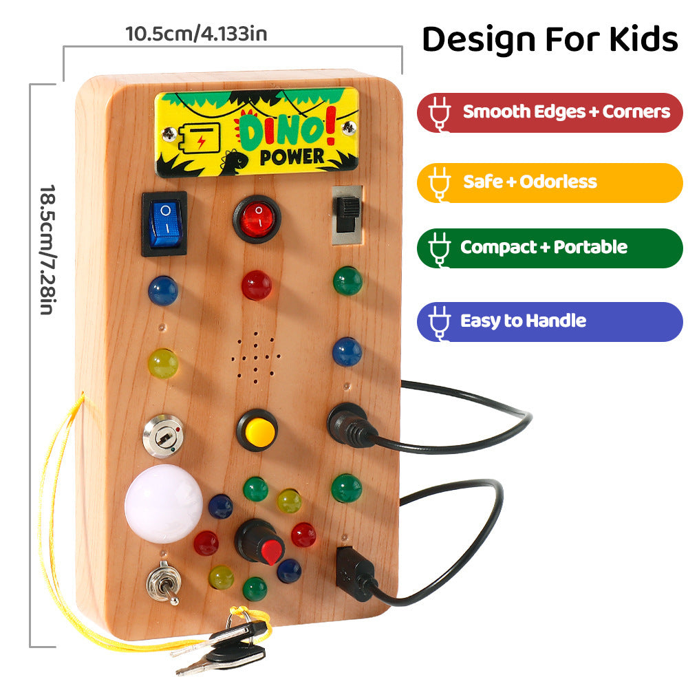 Bright Beginnings Come with Montessori LED Lamp Holder Educational Toy