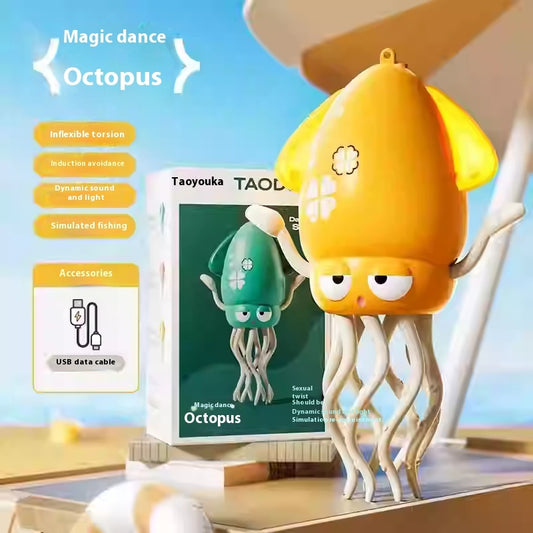 Dancing Octopus Toy with Lights, Music, and Smart Obstacle Avoidance