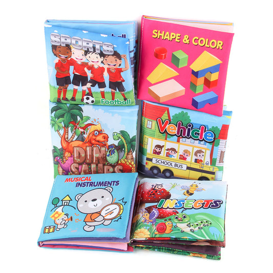 Sensory Stimulating Cloth Book For Infant Development