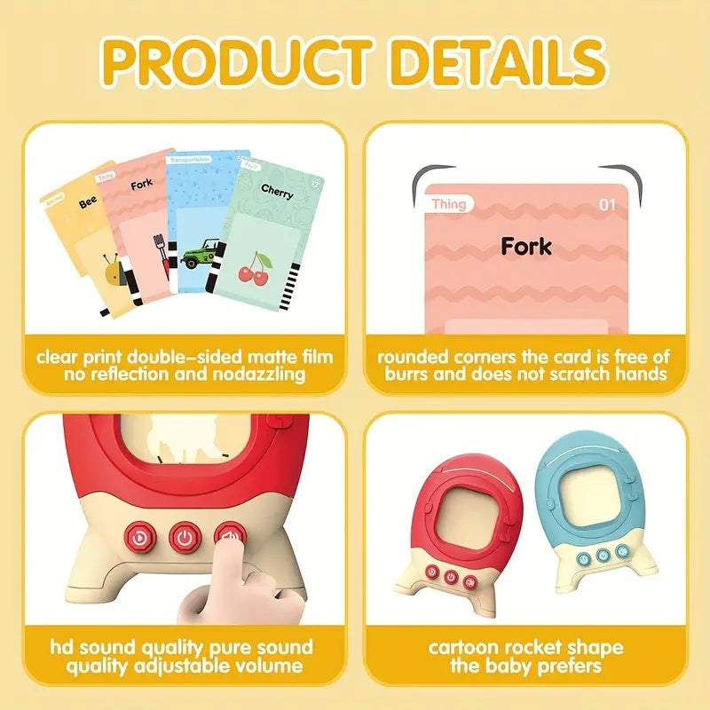 Fun Talking Flash Cards for Toddlers’ Speech Growth