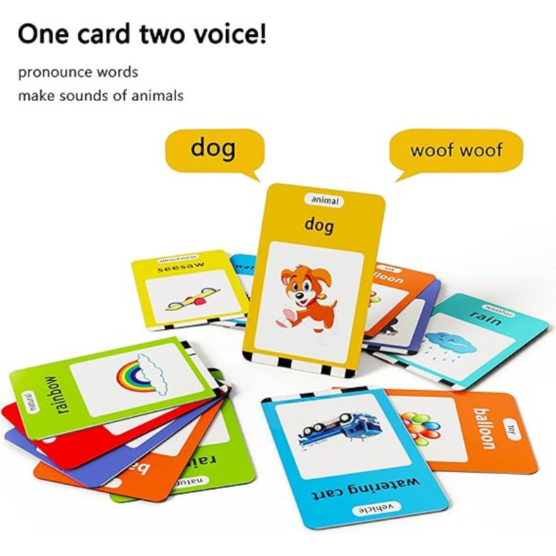 Play, Listen, Learn - Fun Vocabulary Learning Cards Toy