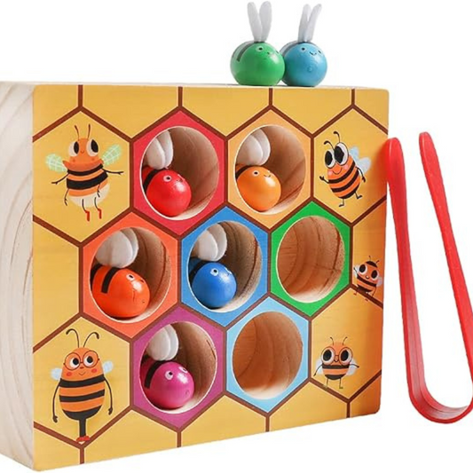 Colorful Bee Hive Toy Bringing Smiles and Skills to Kids