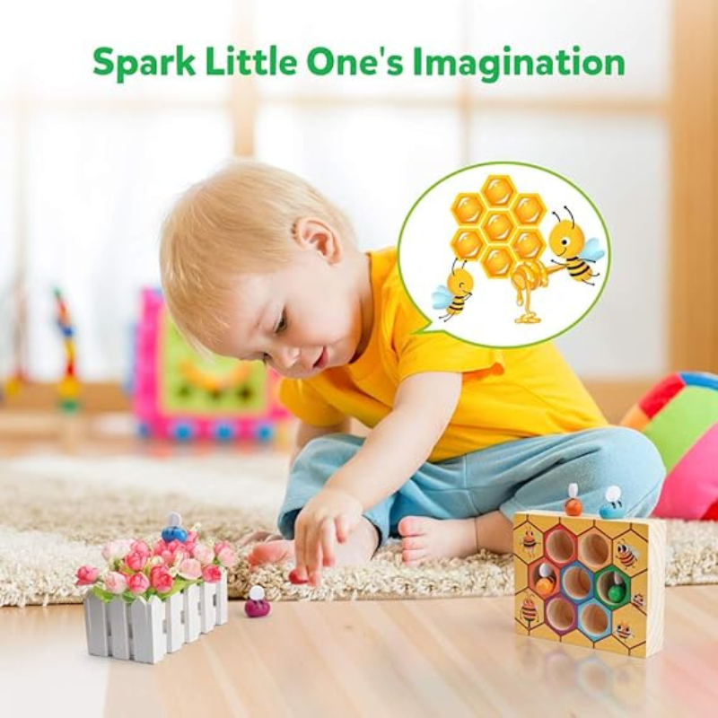 Colorful Bee Hive Toy Bringing Smiles and Skills to Kids