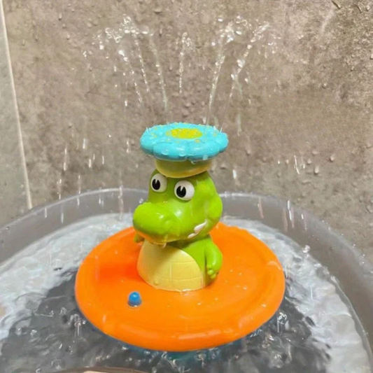 Crown Splash Crocodile LED Bath Fountain Toy
