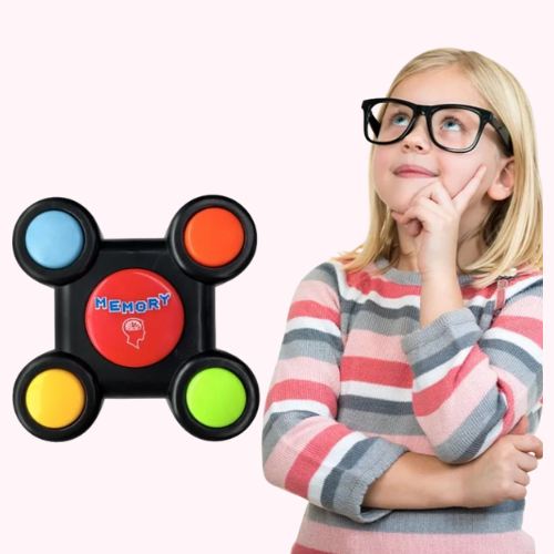 Compact 4-in-1 Memory Game for Kids and Adults