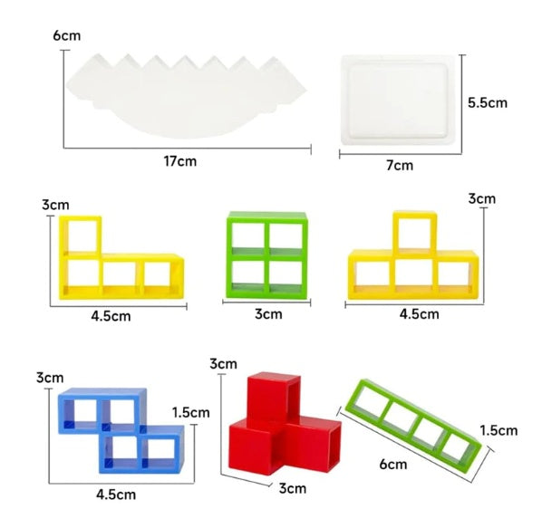 Interactive Balance Stacking Blocks Game